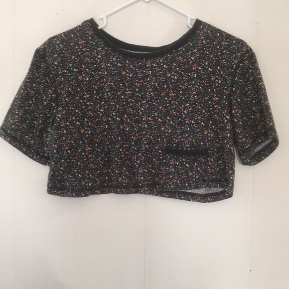 Paint Splatter Crop Top - Picture 1 of 5